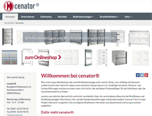 Tablet Screenshot of cenator.com